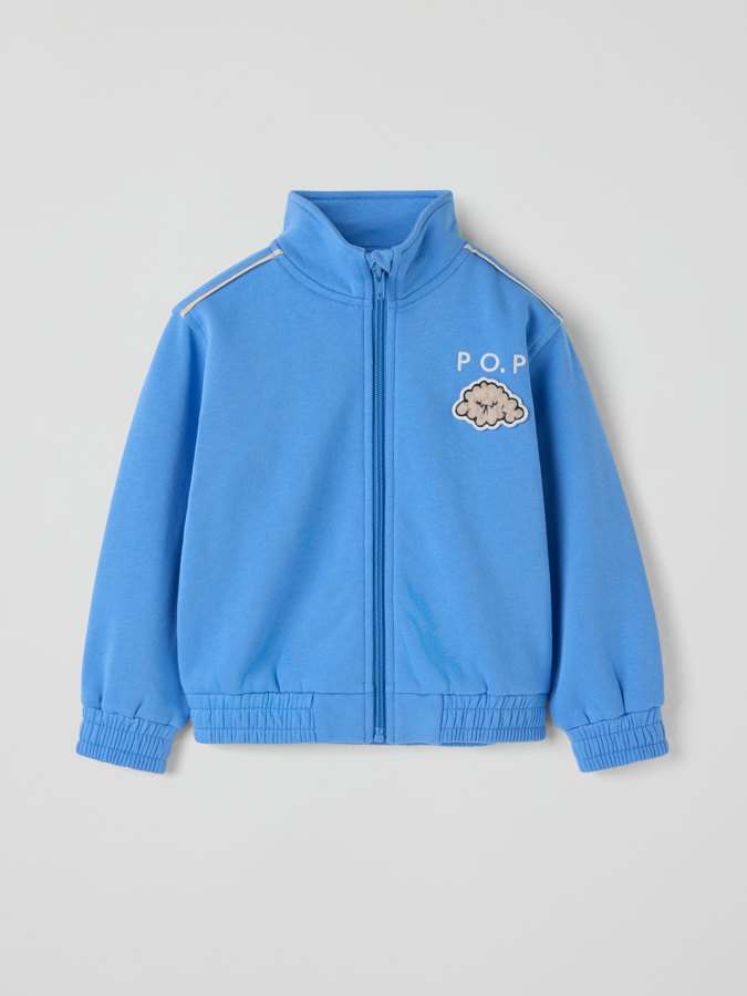 Sweatshirt dragkedja