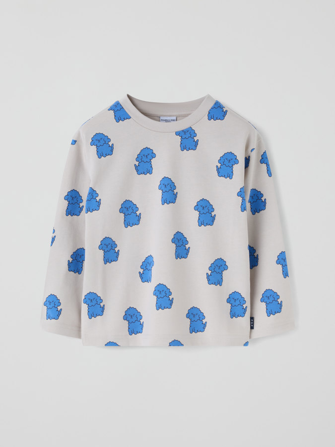 Långärmad t-shirt hundar