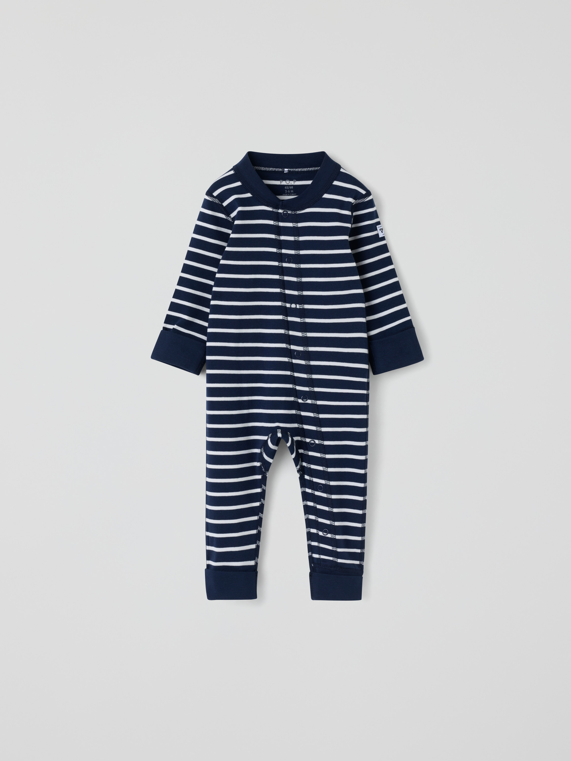 Pyjamasoverall randig | barnklader - pyjamas-nattlinnen - pyjamas | BabyMode