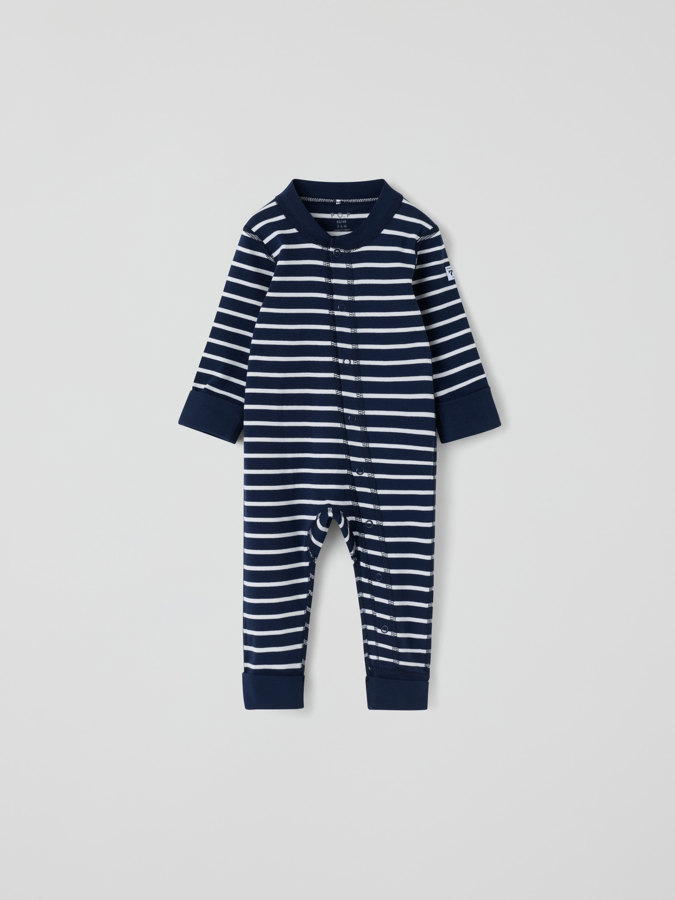 Pyjamasoverall randig