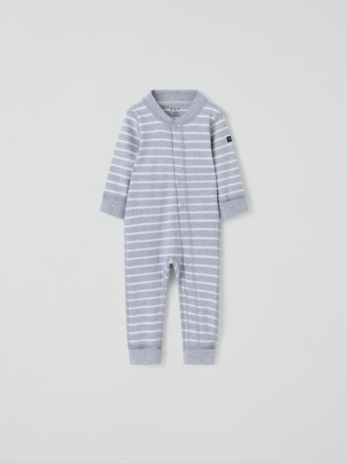 Pyjamasoverall randig