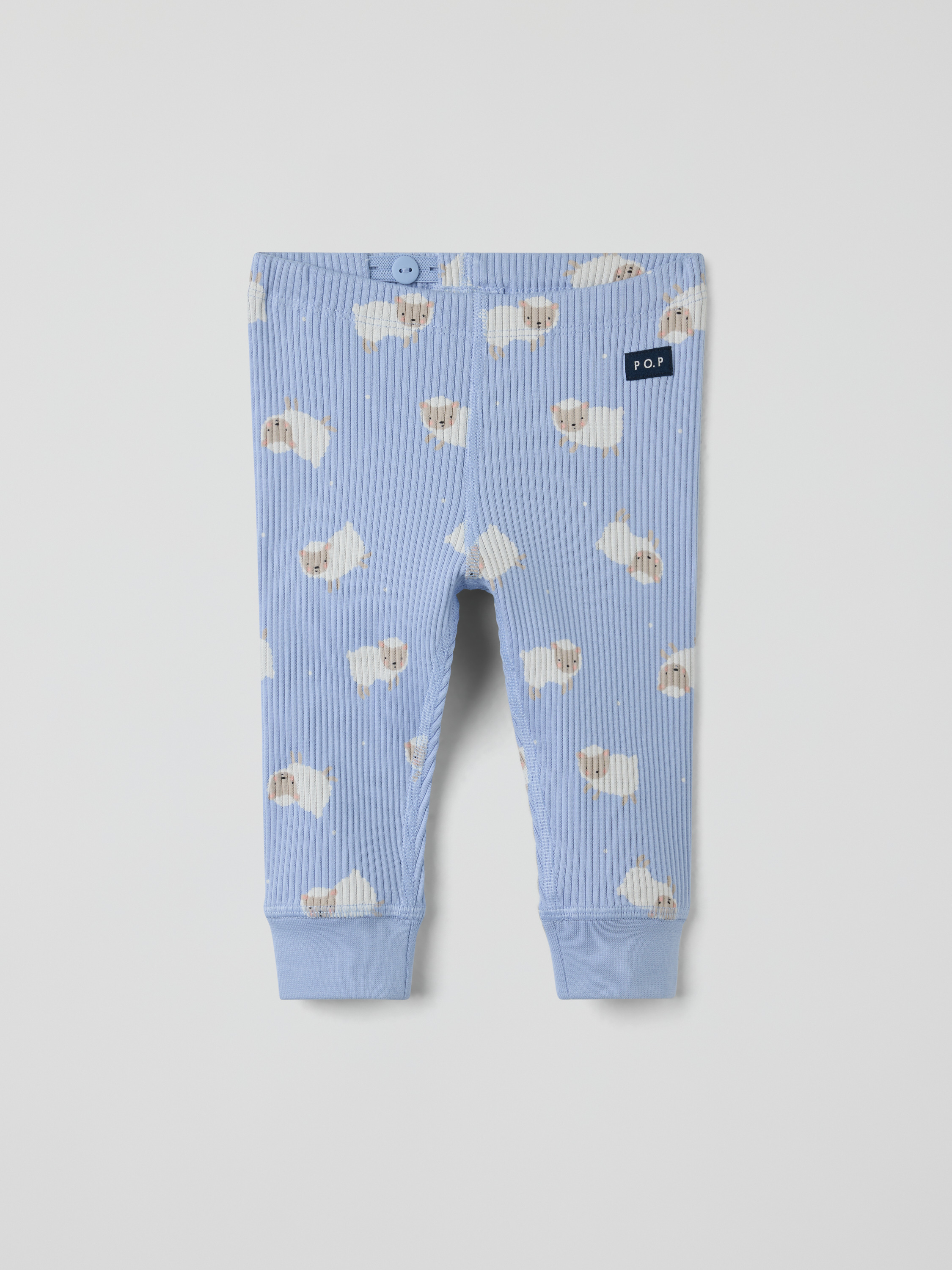 Ribbad byxa lamm | barnklader - klader - underdelar - byxor | BabyMode