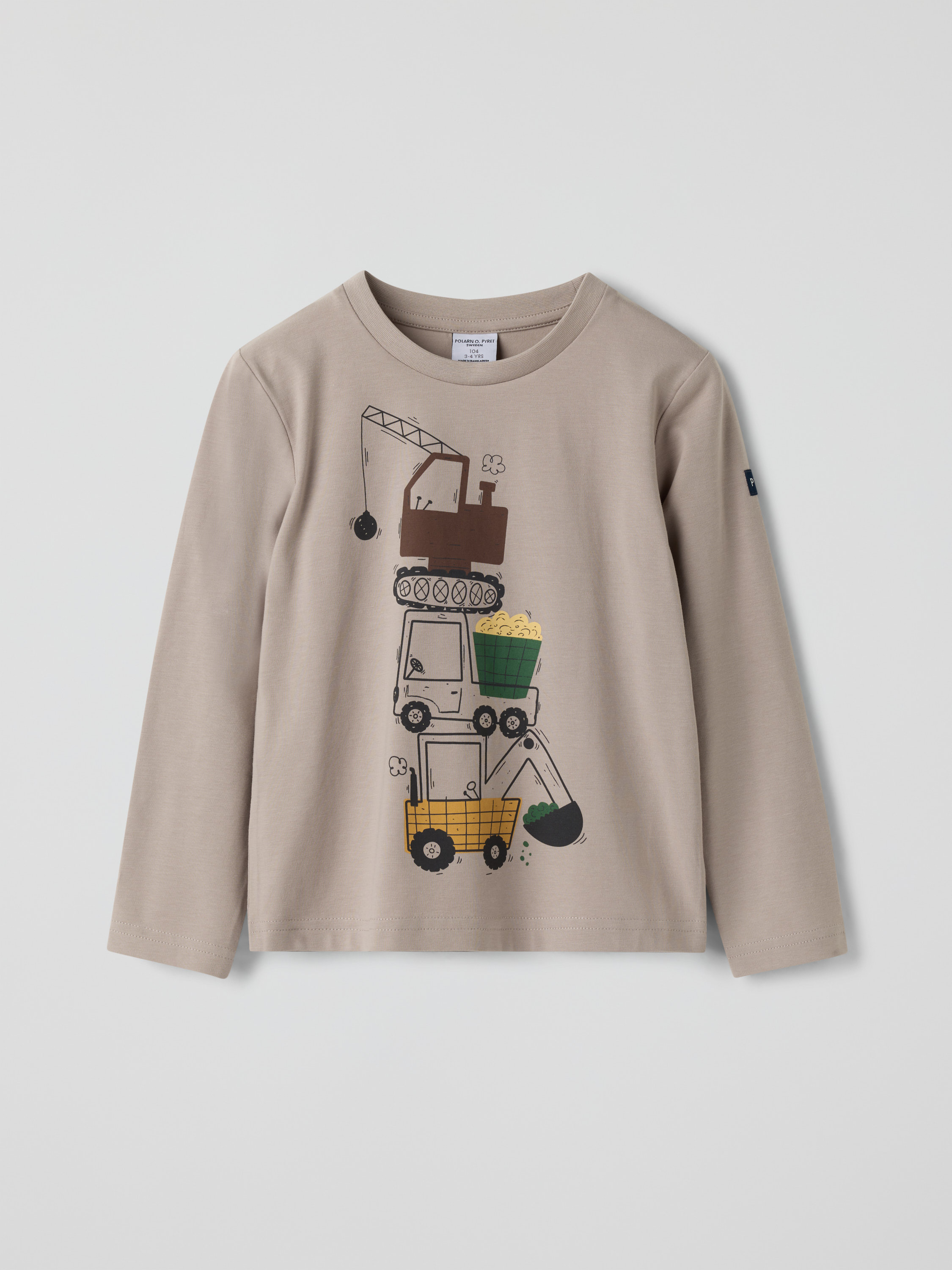 Långärmad t-shirt printad