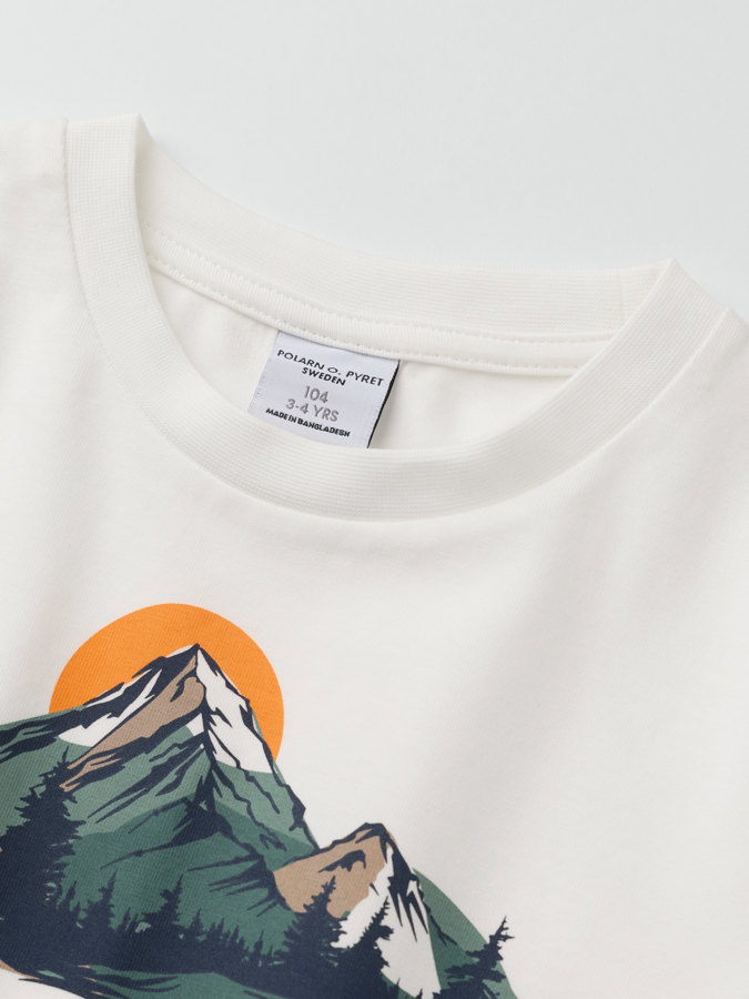 Långärmad t-shirt printad Långärmad t-shirt printad