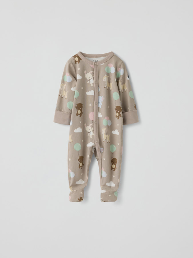 Pyjamasoverall mönstrad Pyjamasoverall mönstrad
