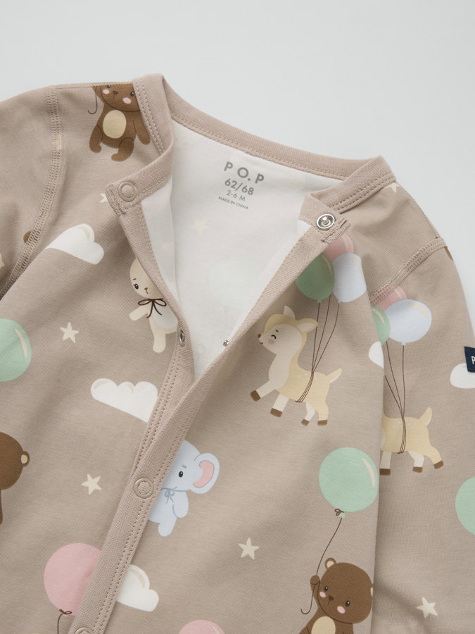 Pyjamasoverall mönstrad Pyjamasoverall mönstrad