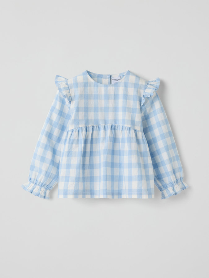 Rutig blus barn Rutig blus barn