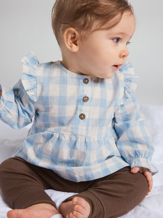 Blus rutig