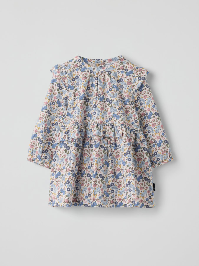 Blommig klänning baby