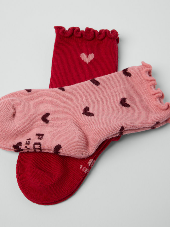 2-pack baby strumpor hjärtan 2-pack baby strumpor hjärtan