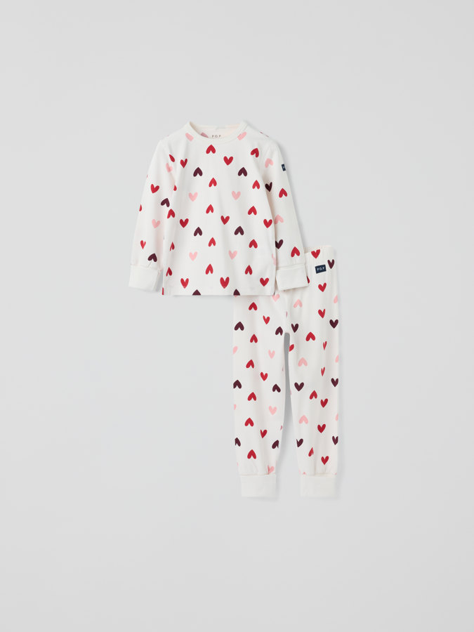 Pyjamas hjärtan