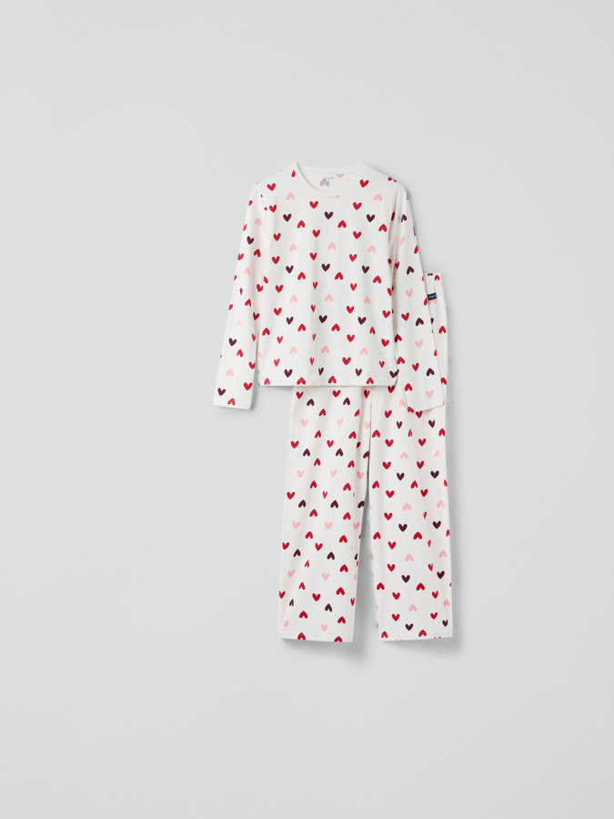 Pyjamas vuxen hjärtan Pyjamas vuxen hjärtan