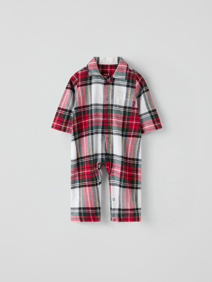 Pyjamasoverall rutig Pyjamasoverall rutig