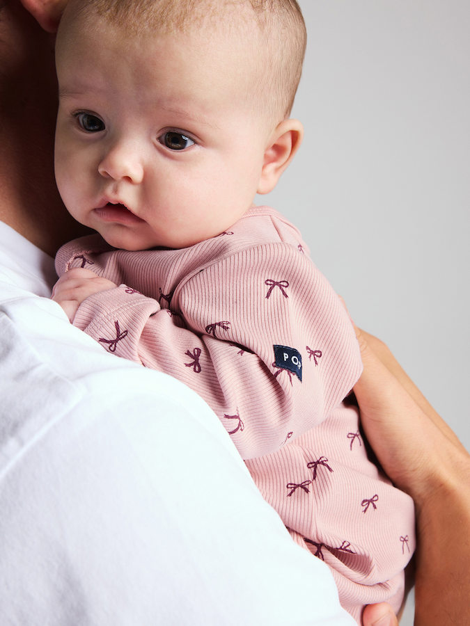 Pyjamasoverall rosetter baby