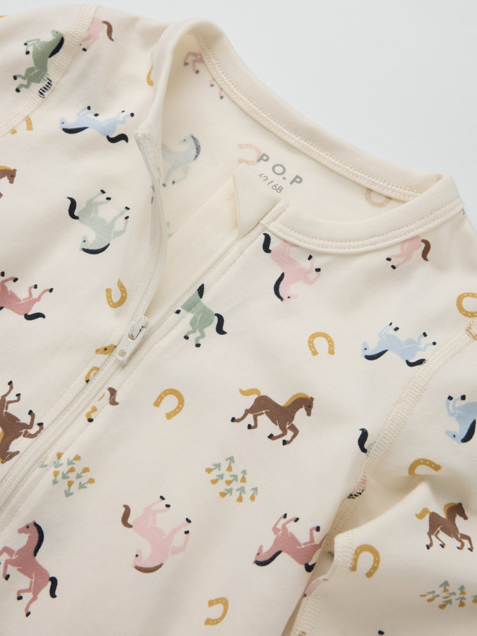 Pyjamasoverall hästar