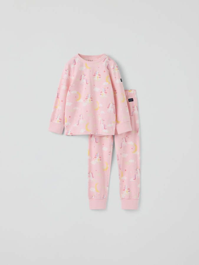 Pyjamas enhörningar
