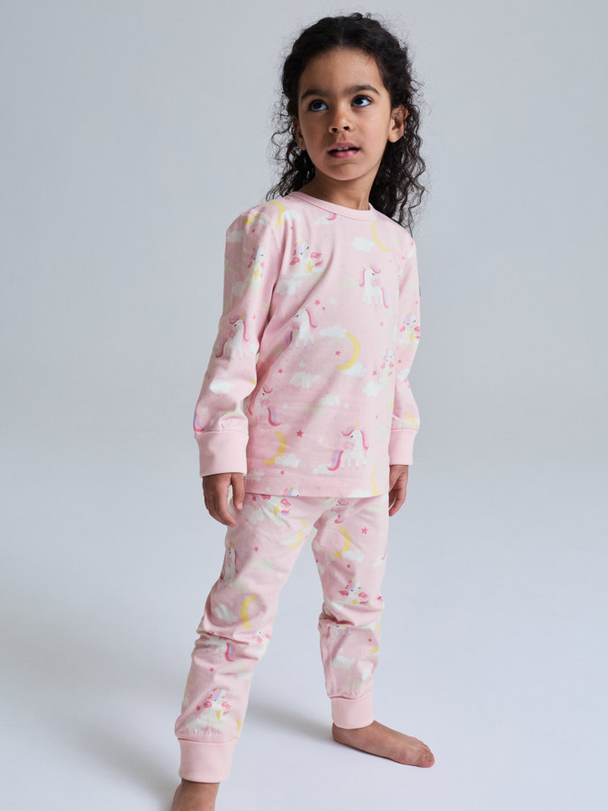 Pyjamas enhörningar