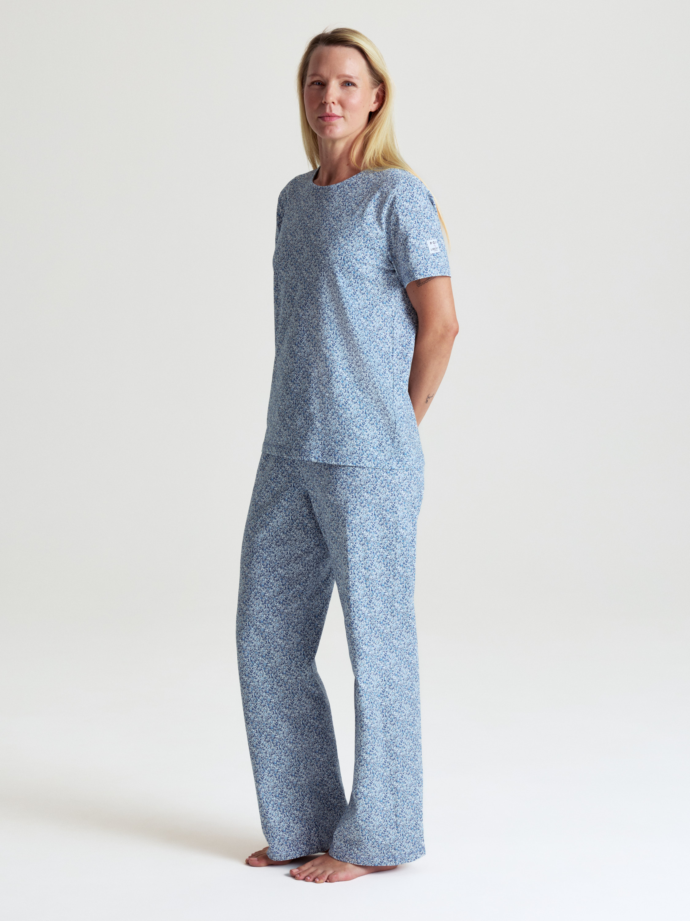 Kortärmad pyjamas LIBERTY vuxen | barnklader - pyjamas-nattlinnen - pyjamas | BabyMode