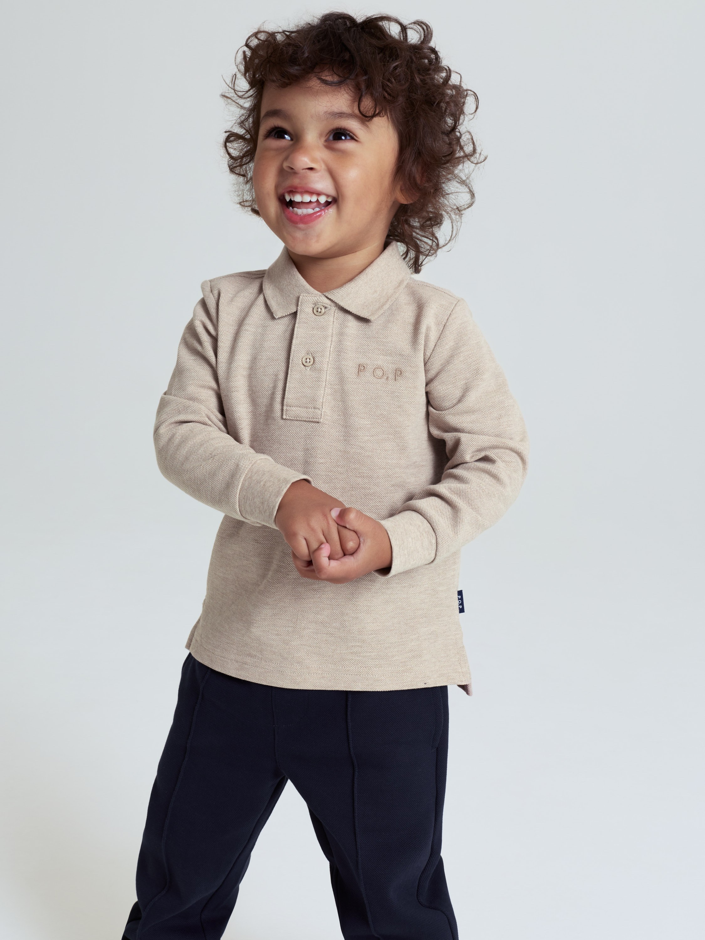 Långärmad pikétröja | barnklader - klader - overdelar - langarmade-t-shirts | BabyMode