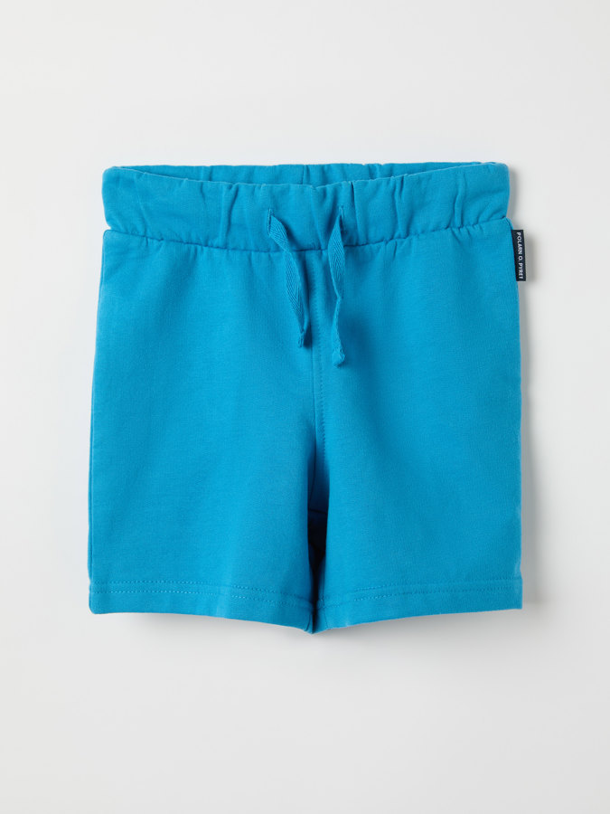 Sweatshirtshorts enfärgade