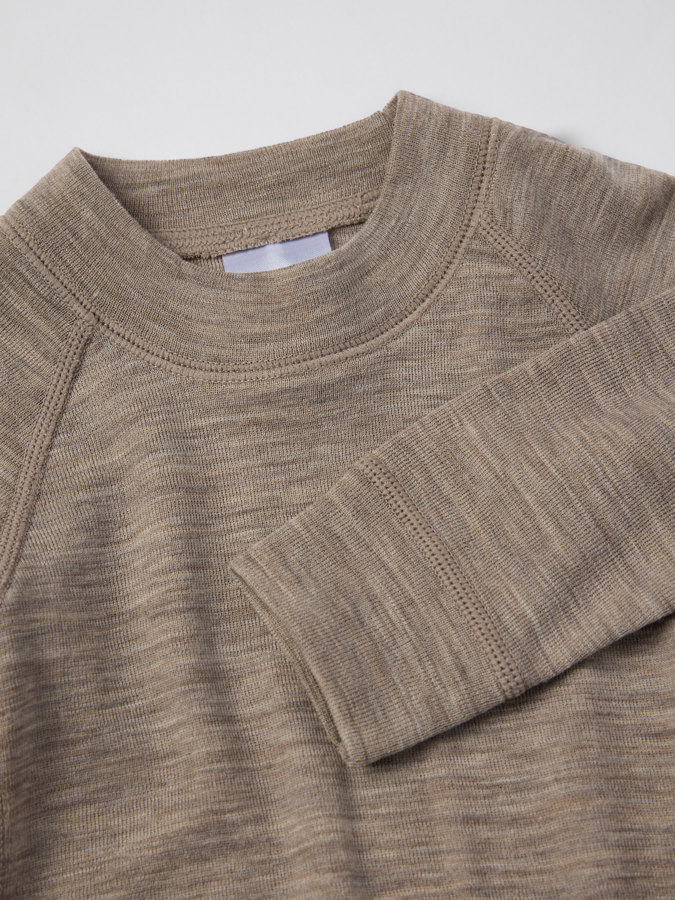 Långärmad body merinoull Långärmad body merinoull