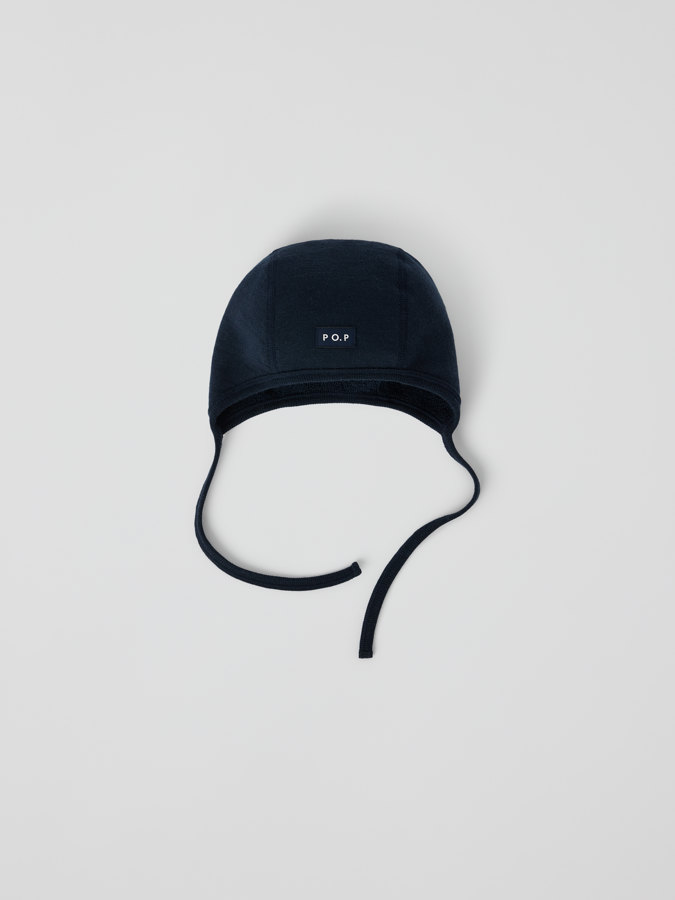 Hjälmmössa ullfrotté i merino Hjälmmössa ullfrotté i merino