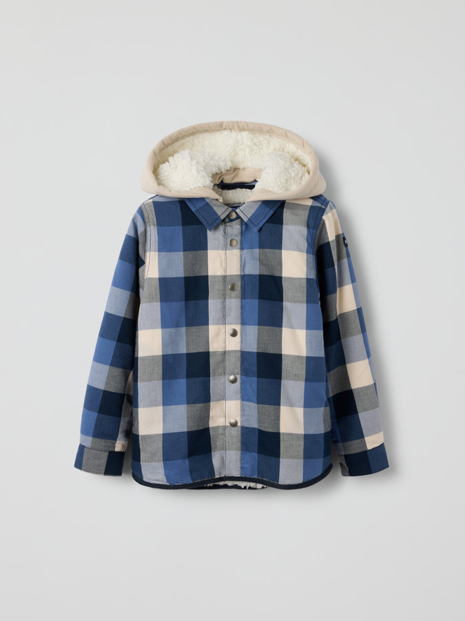 Jackskjorta pilefoder rutig Jackskjorta pilefoder rutig