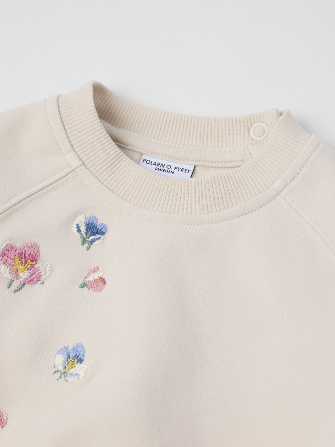 Sweatshirt blommor baby Sweatshirt blommor baby