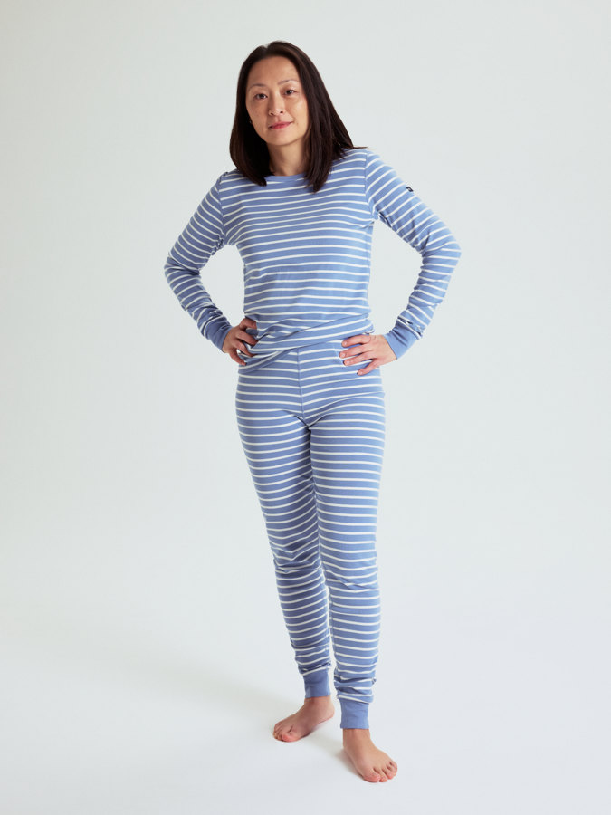 Byxa och tröja randig vuxen Byxa och tröja randig vuxen