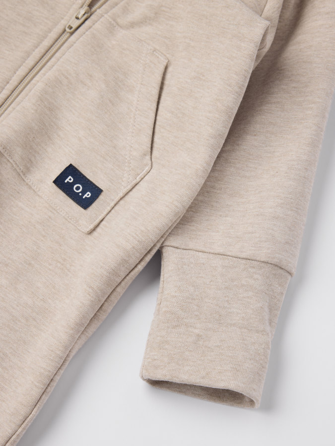 Sweatshirtoverall med luva Sweatshirtoverall med luva