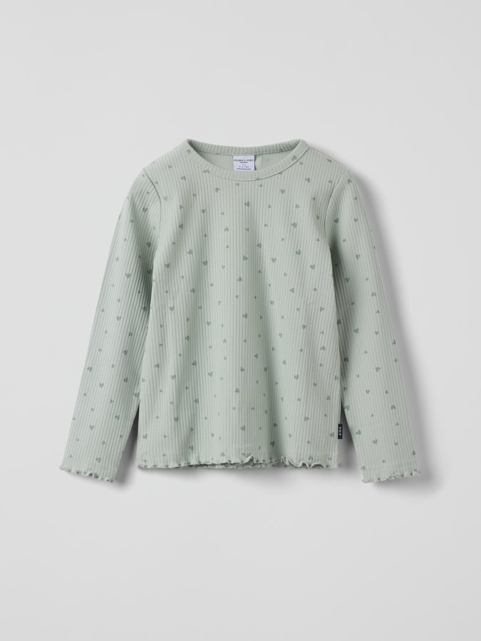 Långärmad topp hjärtan Långärmad topp hjärtan