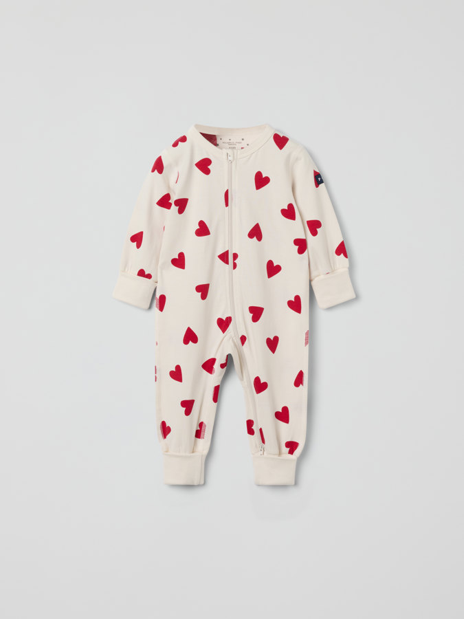 Pyjamasoverall hjärtan Pyjamasoverall hjärtan
