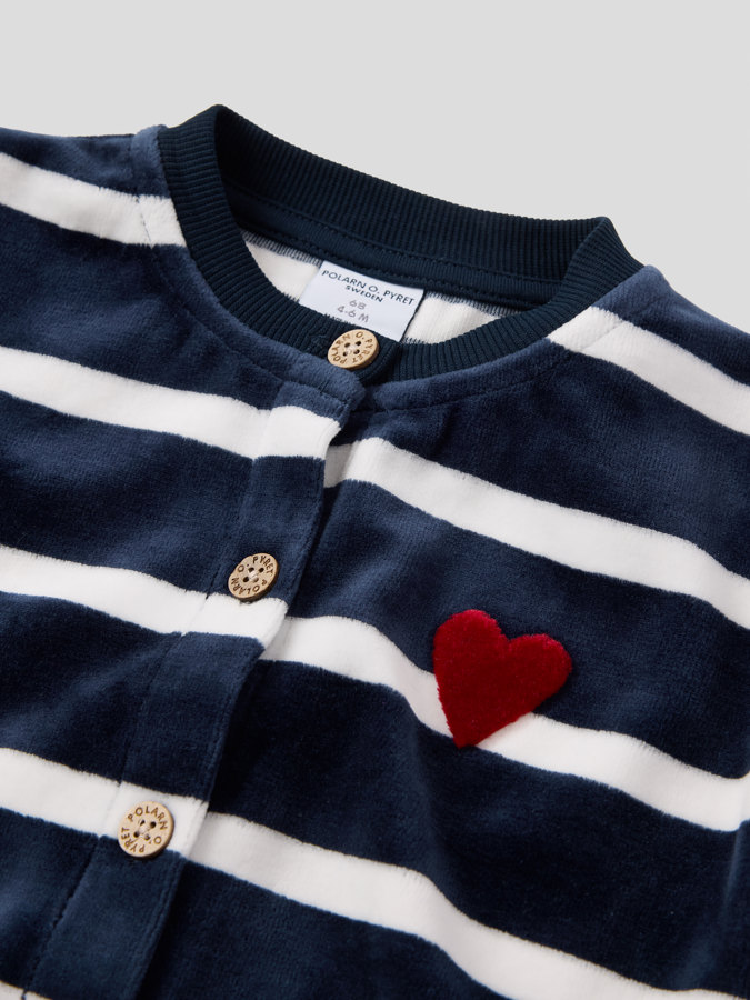 Velouroverall randig Velouroverall randig