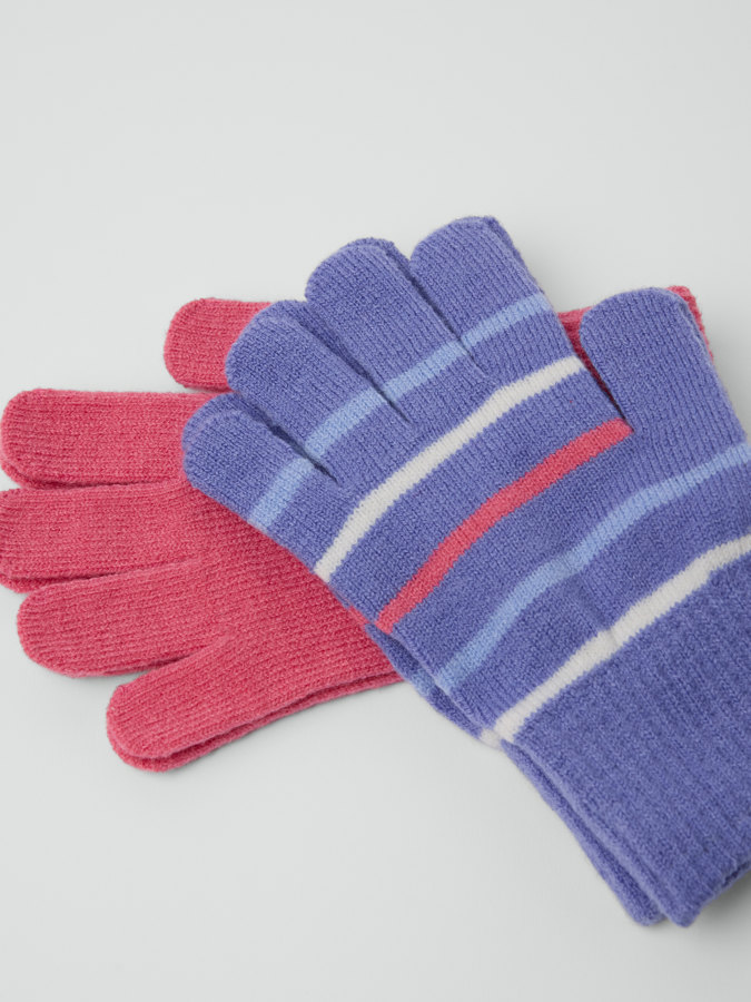 2-pack stickade fingervantar 2-pack stickade fingervantar