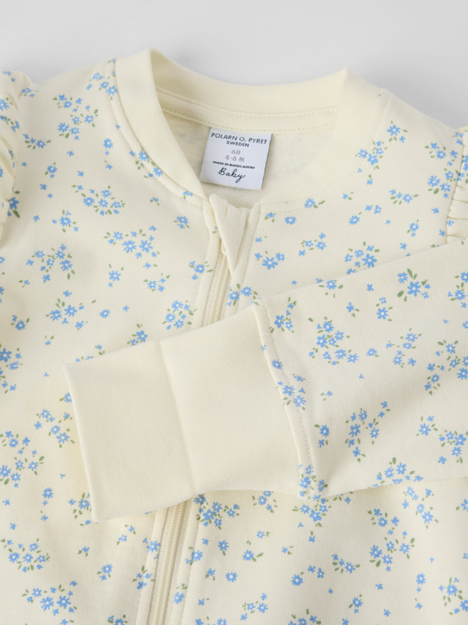 Sweatshirtoverall blommig Sweatshirtoverall blommig