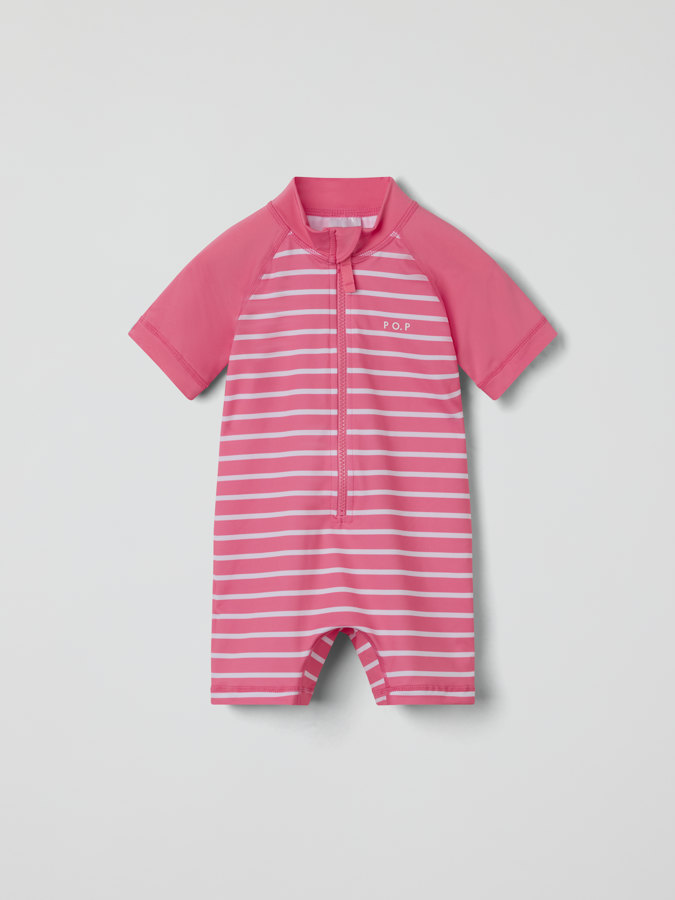 Kortärmad UV-dräkt randig Kortärmad UV-dräkt randig