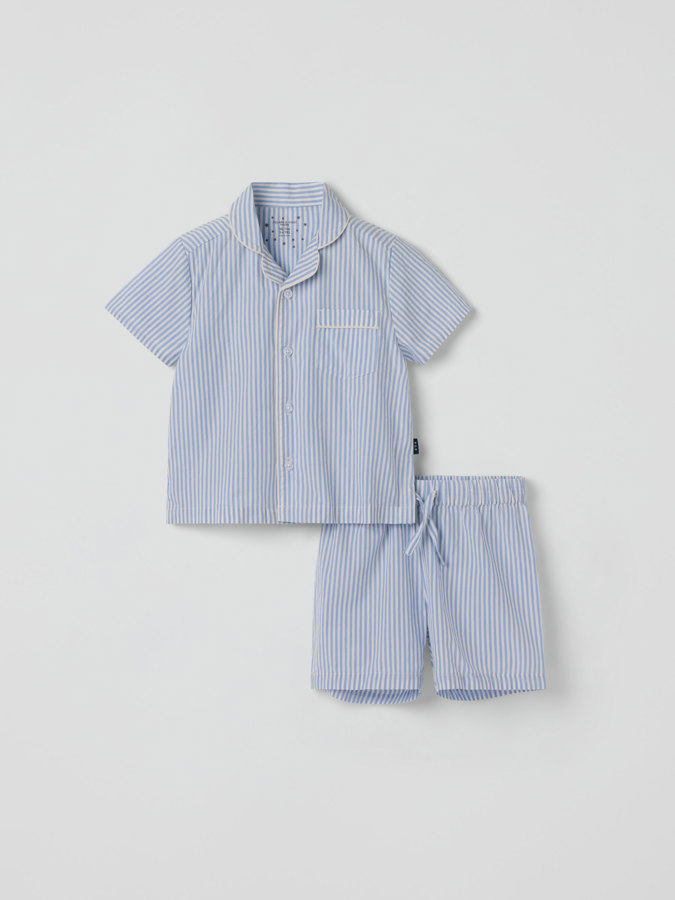 Kortärmad pyjamas randig Kortärmad pyjamas randig