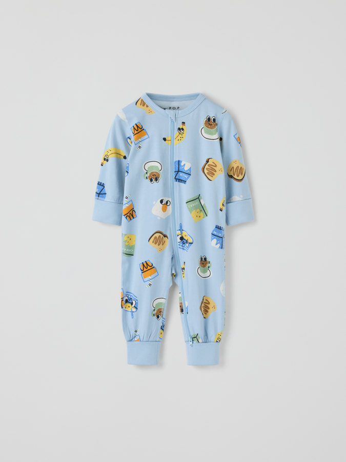 Pyjamasoverall frukost Pyjamasoverall frukost