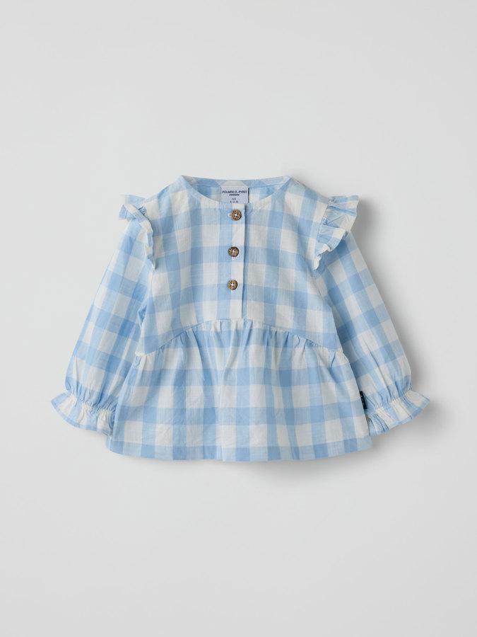 Blus rutig Blus rutig