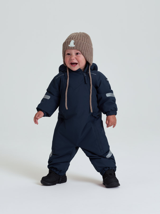 Ribbstickad mössa ullmix Ribbstickad mössa ullmix