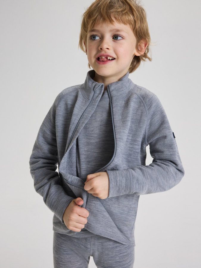 Jacka ullfrotté merino Jacka ullfrotté merino